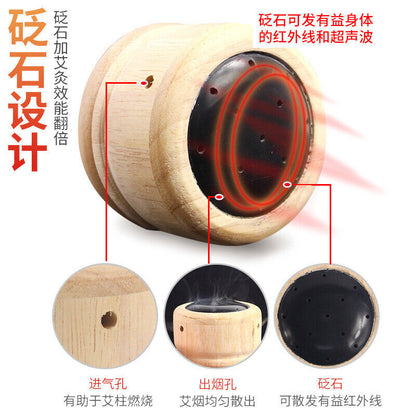 1pc Bianstone Moxibustion Pot Portable Moxa Hanging Mugwort Tool Wormwood 艾灸艾条艾柱