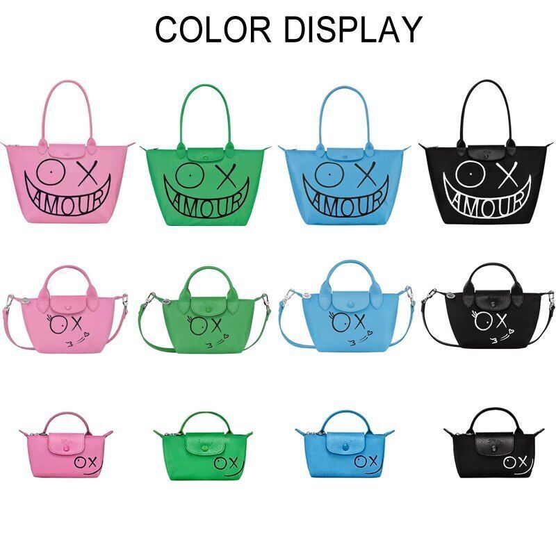 Dumpling Shape Tote Bag Shoulder Purse Waterproof Nylon Handbag Travel Handbags