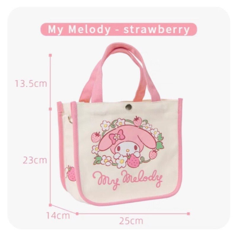 Sanrio Hello Kitty My Melody Back pack Hand Bag Lunch Bag Large Capacity Storage