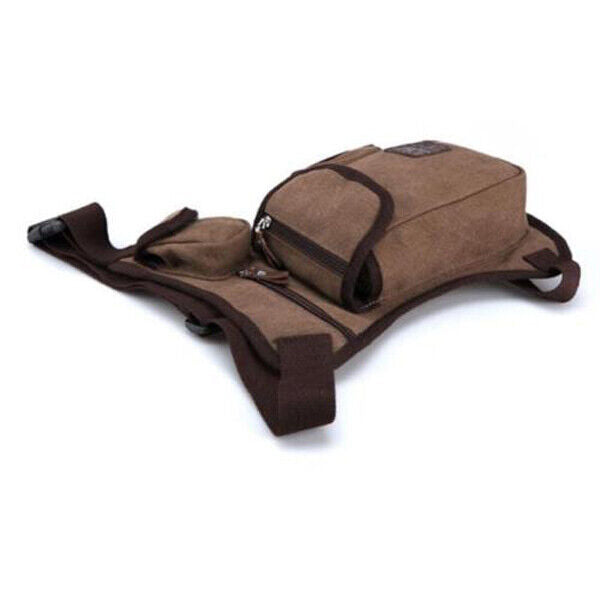 Men's Outdoor Hiking Camping Sport Waist Packs Leg Bag Canvas Waist Bag Belt Bag