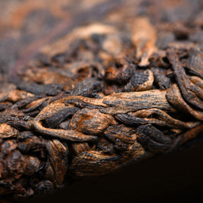 500g Deep Mountain Ripe Puerh Tea LaoTongZhi Top Haiwan Shen Shan Lao Shu Puer