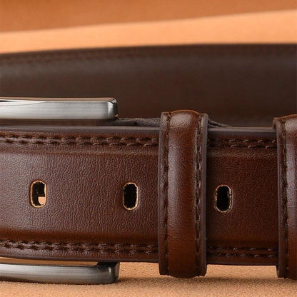 Genuine Cowhide Leather Belts for Men Causal Men's Belt Men's Classic Dress Belt