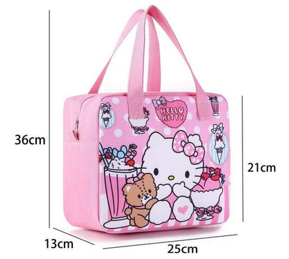 Cute My Melody Lunch Box Case Bag Storage Bag Handbag Iinsulation Picnic Bag
