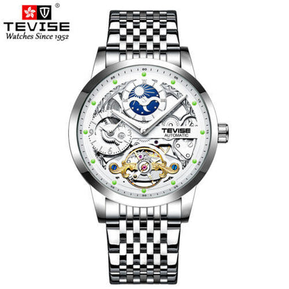Tevez fashion men's fully automatic mechanical wrist watch
