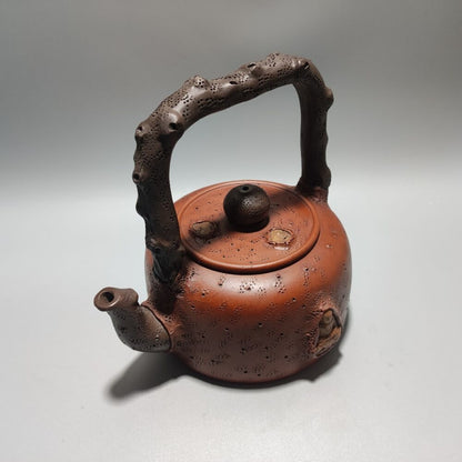 Vintage Chinese Yixing Purple Clay Teapot Zisha Ceremony Collectible Rare Large