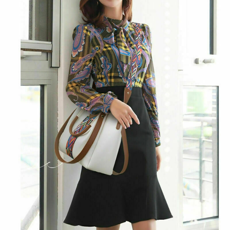 4PC Women PU Leather Handbag Shoulder Bag Crossbody Satchel Messenger Purse Tote