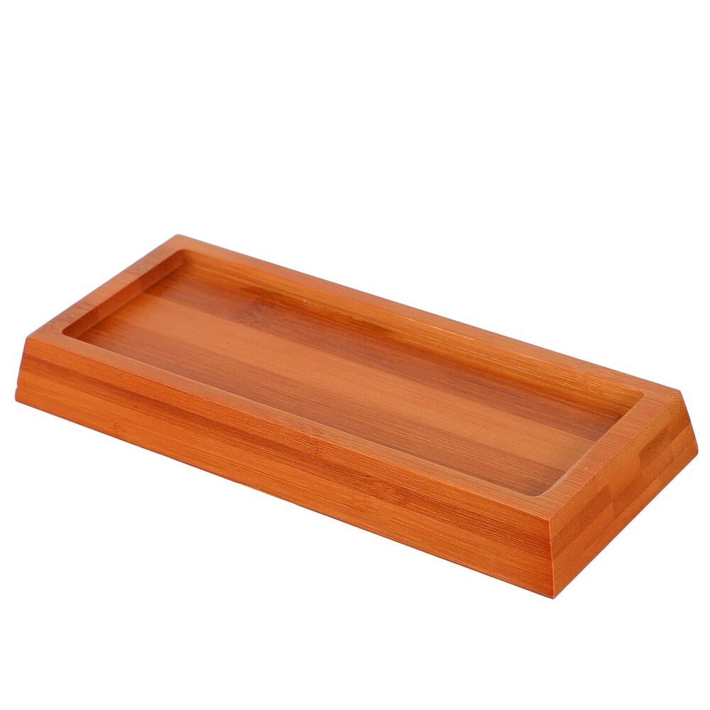 Sharpening Stone Base Wooden Whetstone Holders Rectangular Sharpener Tray 21x9cm