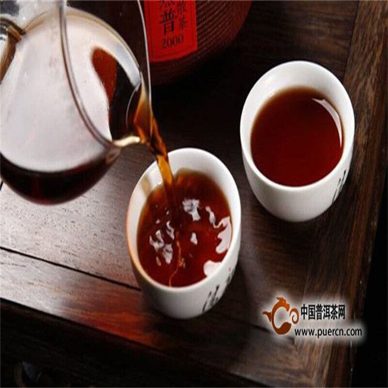 357g 2018 Gao Shan Qiao Mu Shu Puer Yunnan Seven-seed Cake Tea Ripe Puer Tea