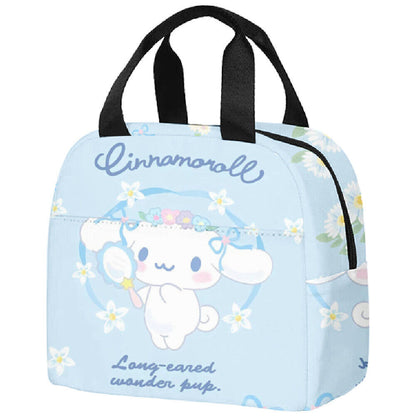 Cinnamoroll Insulated Lunch Bag Handbag Thermal Leakproof Insulated Lunch Box