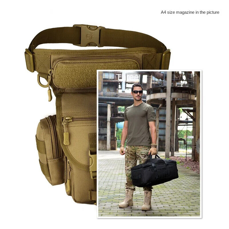 Men's Tactical Leg Outdoor Packs Fishing Packs Strapping Phone Tool Bags