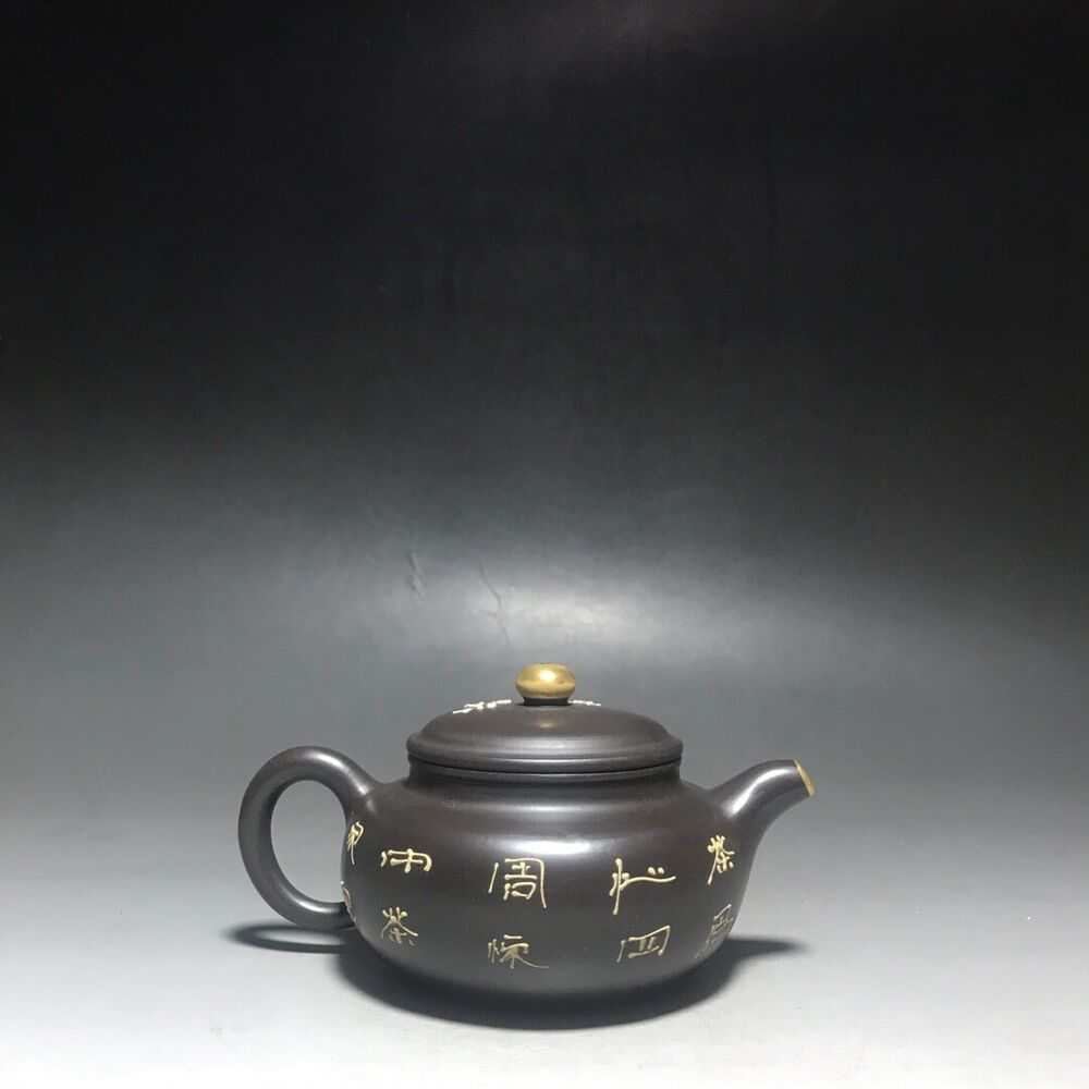 vintage chinese yixing purple clay teapot zisha ceremony teaware collection rare
