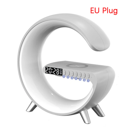 Multifunctional Wireless Charger Alarm Clock Speaker APP RGB Light Fast Charging