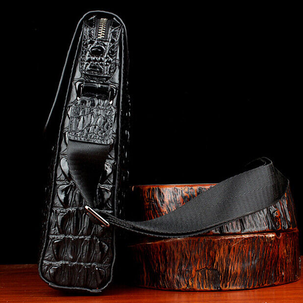 Alligator Crocodile Skin Shoulder Messenger bags, Men's Luxury Bag