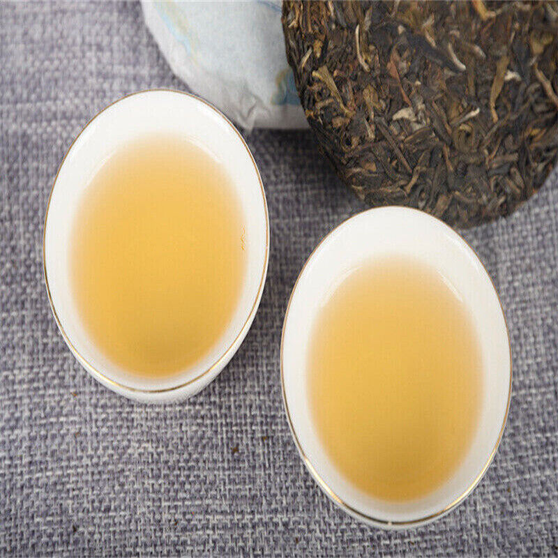 357g Yunnan Pu'er Raw Tea Cake Menghai Yiwu Ancient Tree Seven Seeds Cake