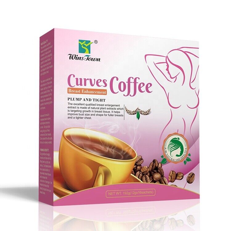 12g*16bags Curves Coffee Breast Enhancement Big Breast Herbal Instant Coffee