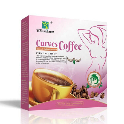 12g*16bags Curves Coffee Breast Enhancement Big Breast Herbal Instant Coffee
