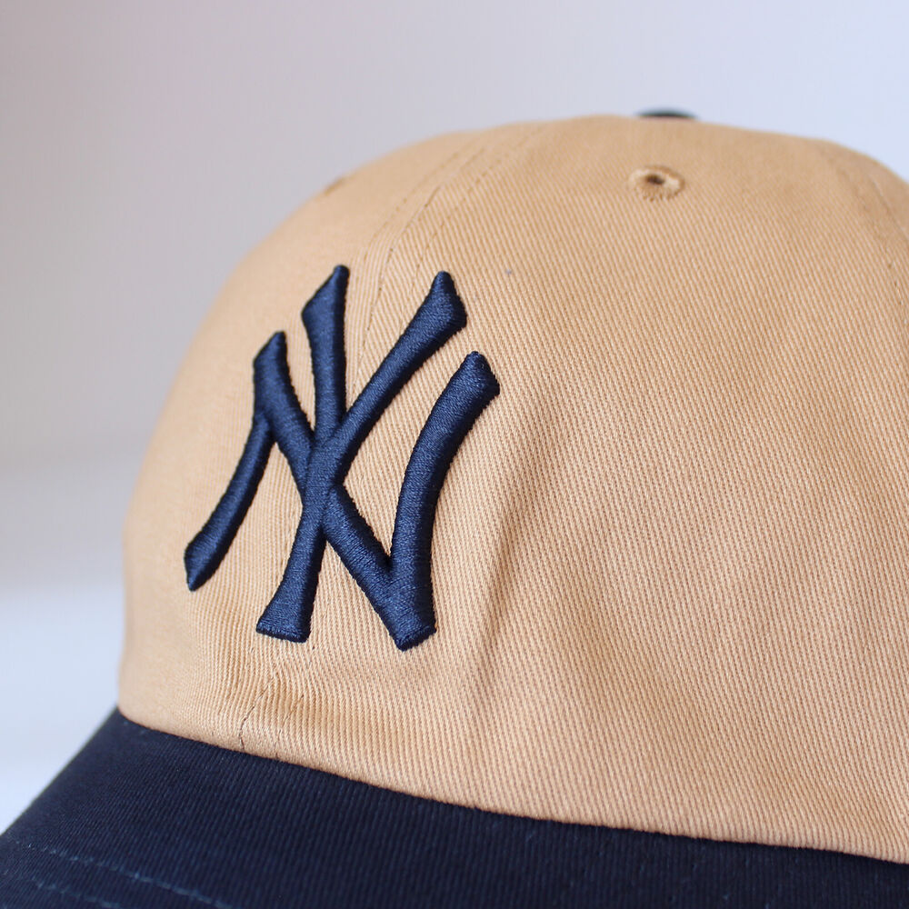 New York Yankees Hat 47 Brand Two Tone Clean Up Ball Hat Dad Cap Run Adjustable