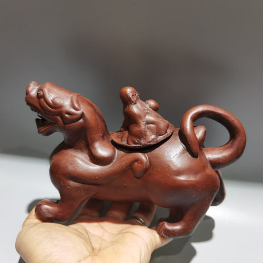 Chinese Yixing Zisha Clay Handmade Exquisite Teapot 品名：寿星壶 低款：老艺人