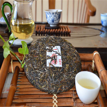 2020 Manzon Raw Tea Pu'er Tea Yunnan Big Leaf Sun Green Maocha 357g Pu'er Tea