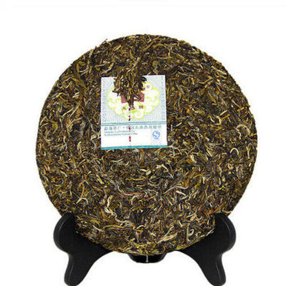 2010 Year 357g Old Pu-erh Tea Sheng Puer Yunnan Raw Puerh Tea Health Green Food