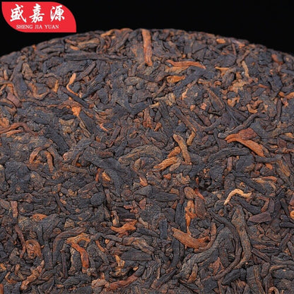 Pu-erh tea,2015,SHENG JIA YUAN,老曼峨 Old Mane,357g,cooked