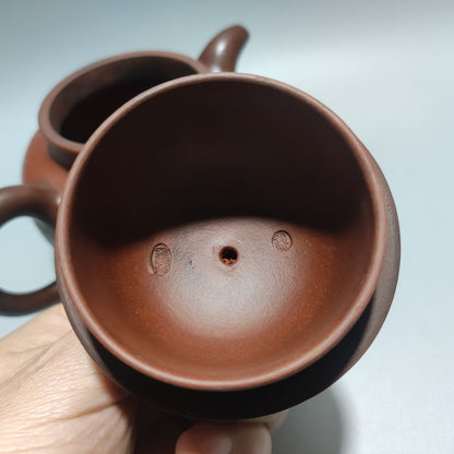 Vintage Chinese Yixing Purple Clay Teapot Zisha Ceremony Exquisite Teaware Art
