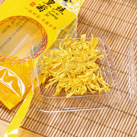 AnHui Gold Huang Ju 10 Pcs Large Chrysanthemum Flower Tea Herbal Tea in Summer