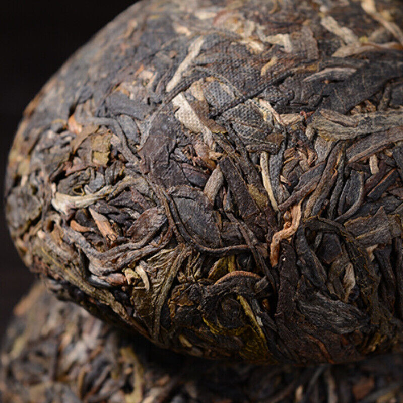 Organic Pu-Erh Raw Tuocha Bamboo Shoot Husk Pu'er Green Tea Health 500g