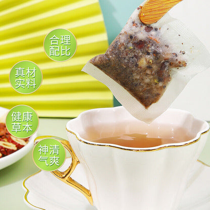 同仁堂六合乾坤酸枣仁百合莲子茶 茯苓安舒晚安茶袋泡茶155g TongRenTang sour date lily lotus seed tea