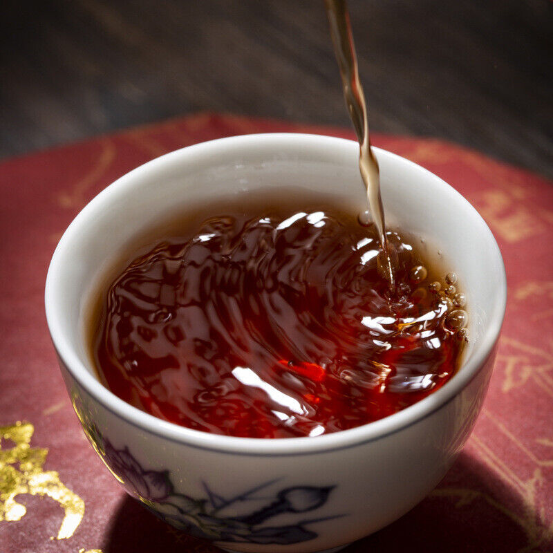 Iceland Wuzhai Puerh Tea Ripe Tea Cake Spring Tea Fermentation 357g/12.59OZ