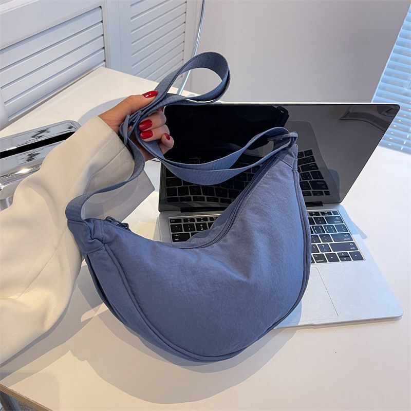 Nylon Crossbody Bag Shoulder Bags Large Tote Bags Zipper Student Travel Shopper