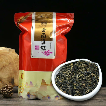 Premium Dian Hong Black Tea Yunnan Organic Dianhong Healthy Drink Red Tea