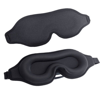 3D Sleep Mask Silk Men Women DryEye Sleeping Padded Shade Cover Travel Blindfold