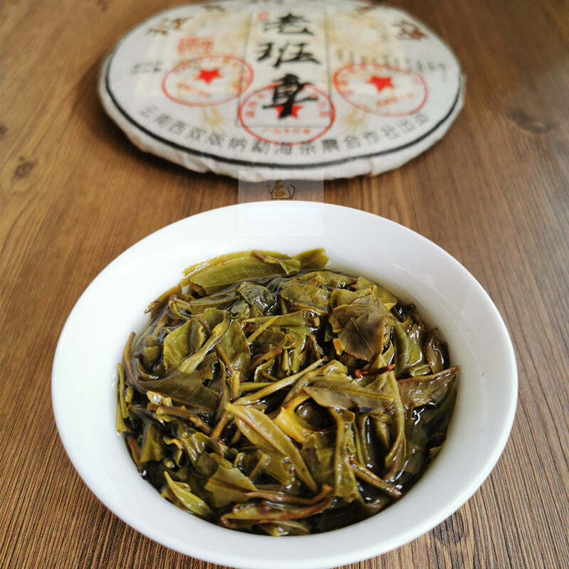 357g Laobanzhang Pu-erh Raw Tea Cake Puerh Tea Yunnan Menghai Pu'er Tea Benefits