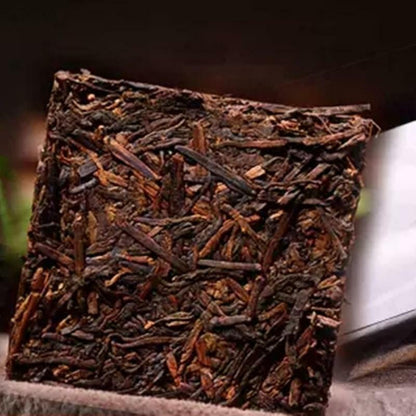 200g Shu Pu'er Brick Top-Grade Old Pu-erh Tea Class Puerh Tea Cooked Pu'er Tea