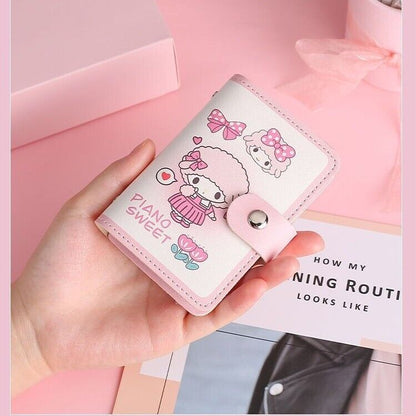 Cute Women ID Credit Card ID Card Holder Business Cards Bag Case 20 Holders Bag