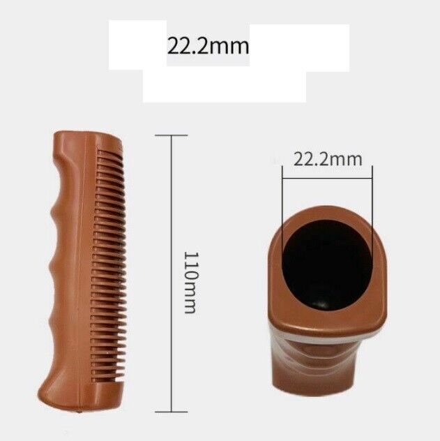 Retro Vintage Bike Grips 11-12cm Rubber Comfortable Non-Slip Bicycle Handlebars