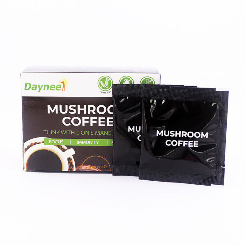Hot Sell ! Mushroom Coffee 6 Grams * 20 Bags of Instant Mushroom Coffee