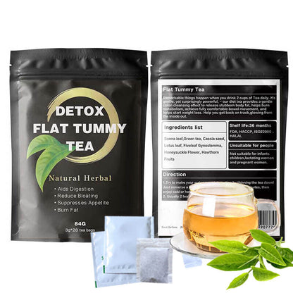 Detox Flat Tummy Tea Bag Natural Organic Herbal Skinny Diet Belly Slimming Tea