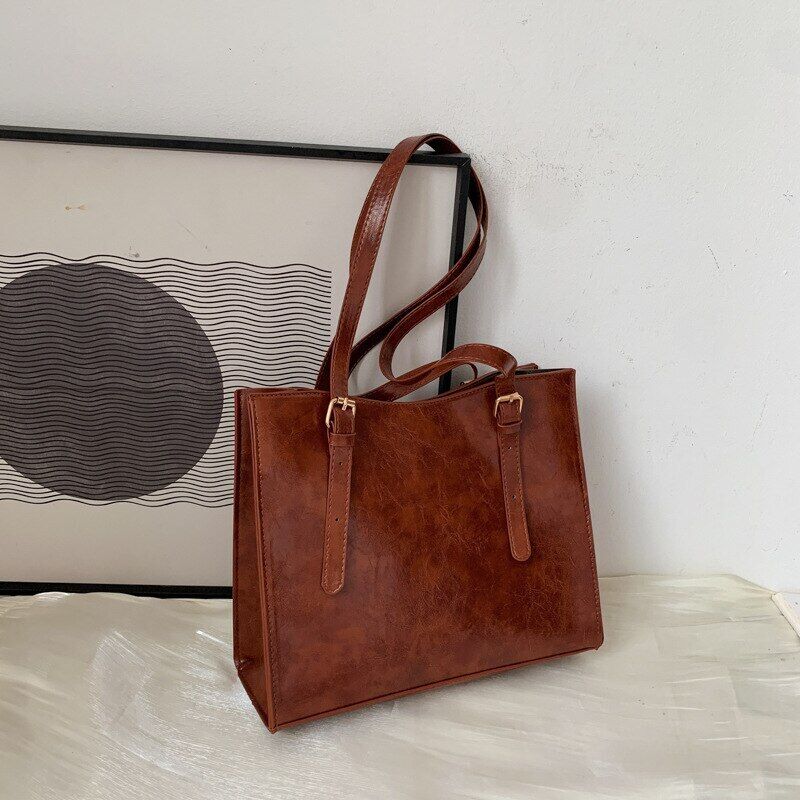 Women's Bag Shoulder Bags PU Leather Shoulder Bags Ladies Wild Bags
