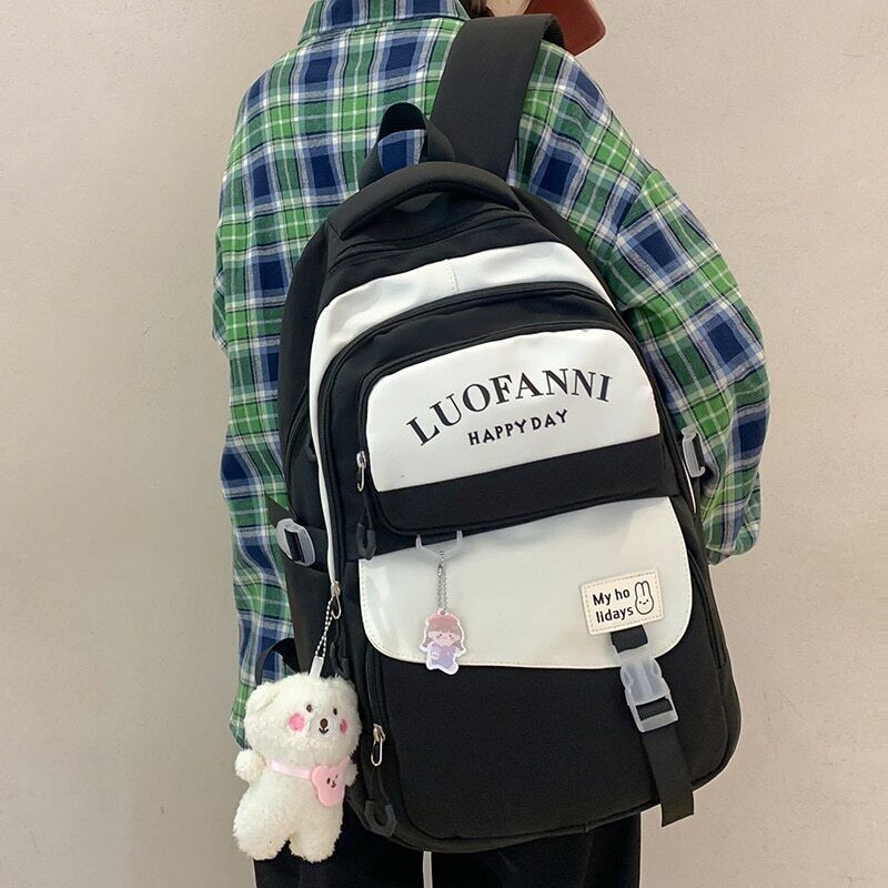 Girl School Bag Women Cute Backpack Lady BookBag College Backpack Laptop