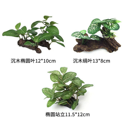 Aquarium Decorations Fish Tank Reptile Cylinder Making Root Plant Wood Ornaments