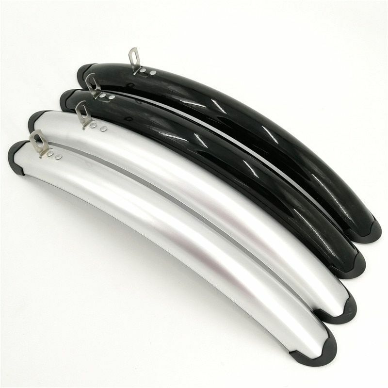 Bicycle Front Rear Fenders 700C Aluminum Plastic Retro Fixed Gear Cycling Fender