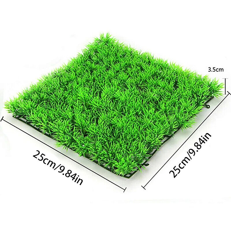 Aquarium Ornament Artificial Grass Simulation Lawn Fish Tank Landscape Fake Moss