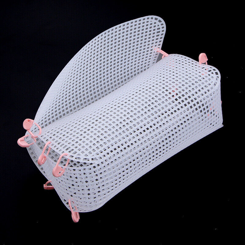 Knitting & Weaving Plastic Mesh Sheet Chenille DIY Bag Accessories Knit Helper~