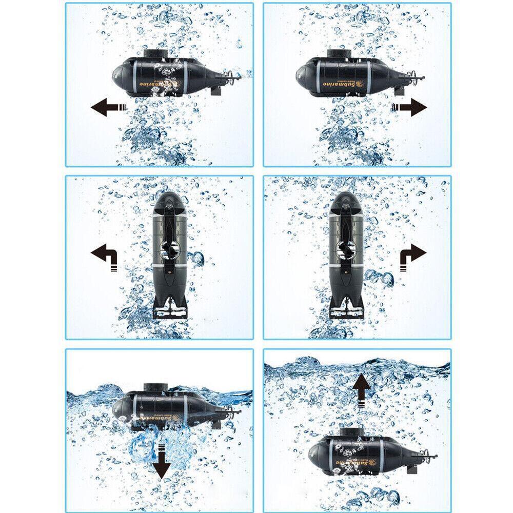 Submarine Rc Boat Toy Remote Electric Model 6 Channels Diving Wireless Control