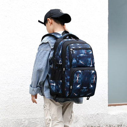 School Bag Wheels School Backpack Wheeled Bag Students Bags Boys Travel Luggage
