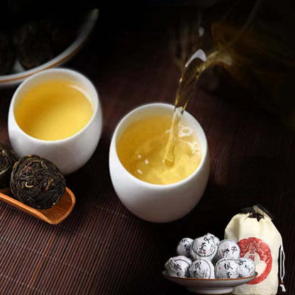 250g Premuim Green Tea Dragon Ball Raw Pu-erh Tea Chinese Pu'er Tea Weight Loss