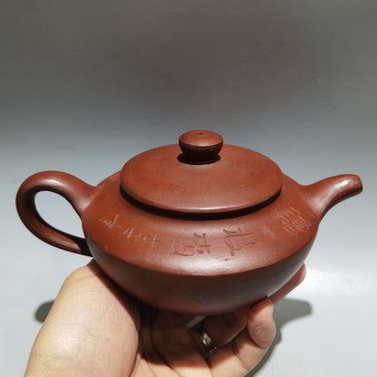 Vintage Chinese Yixing Purple Clay Teapot Zisha Ceremony Fashion Gift Teaware