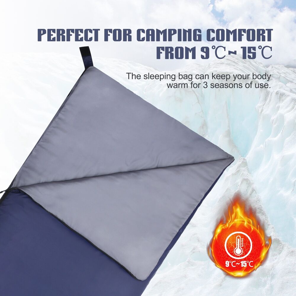 90 * 75cm Envelope Sleeping Bag Camping Travel Hiking Sleeping Bag Travel Bag